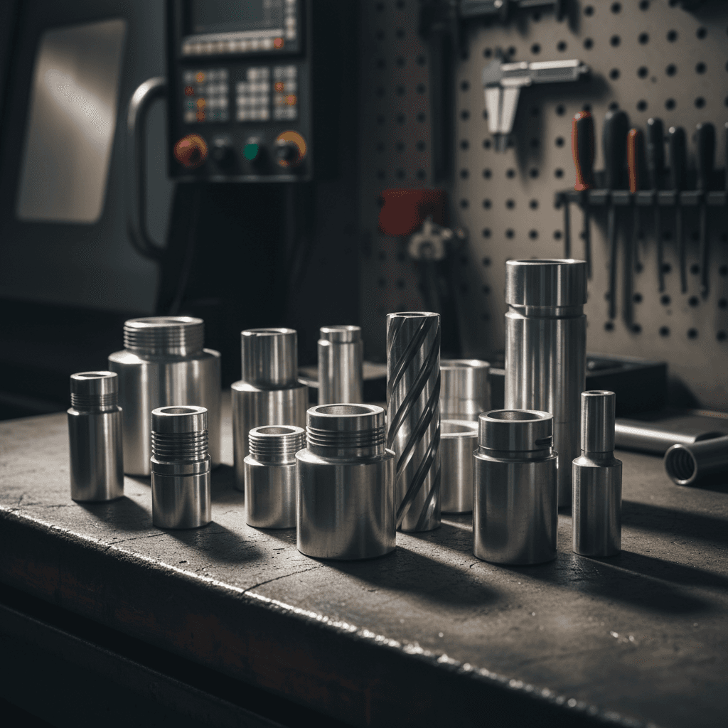 Manufactured metal parts and components